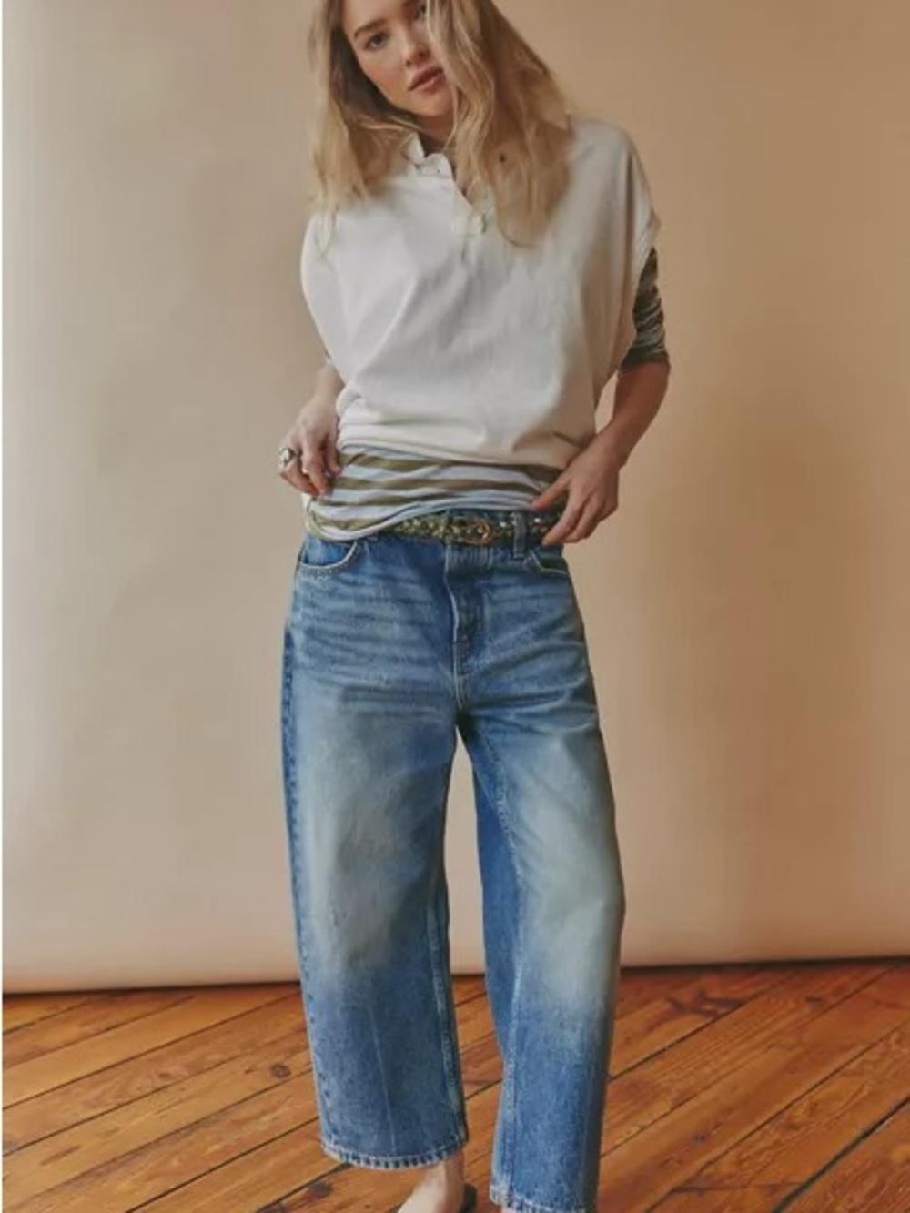 Free People We the Free Deep Trance Boyfriend Jean in From Beyond- Size 25